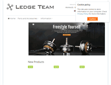 Tablet Screenshot of ledge-team.com
